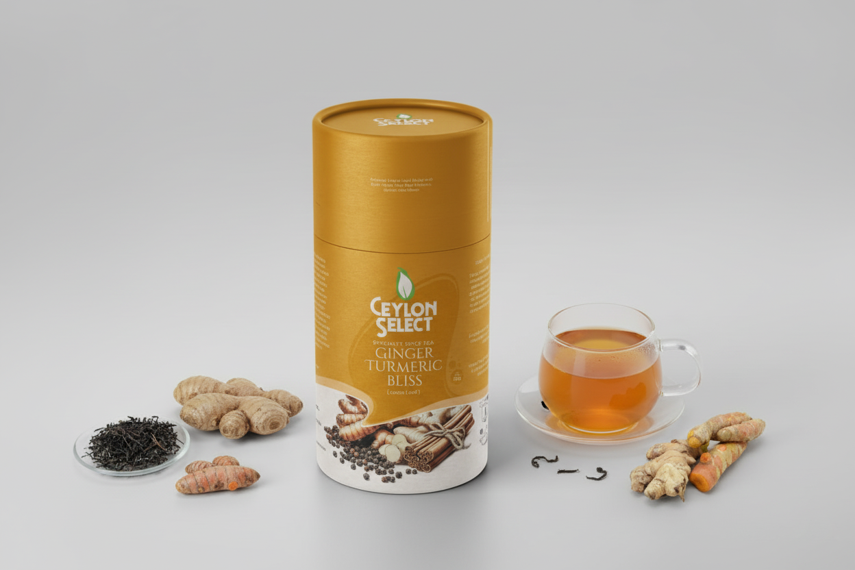 Ginger Turmeric Tea (With Green Tea)