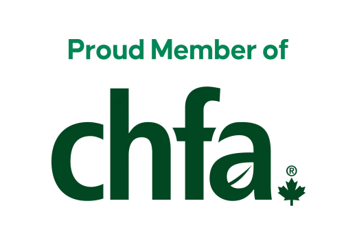 Proud member of the Canadian Health Food Association